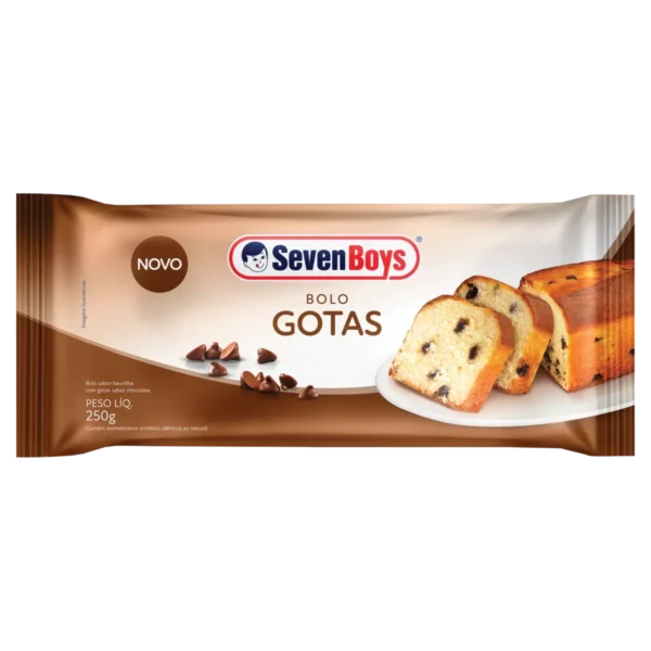 Bolo Seven Boys 250g Gotas