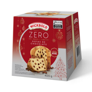 Panetone com Gotas de Chocolate Meio Amargo Wickbold Zero 400g